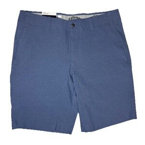 Callaway Men's Classic Blue Flat Front Shorts